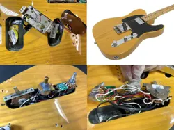 FENDER USA AMERICAN PERFORMER TELECASTER HUM ASH BUTTERSCOTCH BLONDE 2020 SAFE D