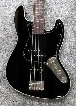 FENDER JAPAN AERODYNE AJB BLACK ELECTRIC BASS GUITAR FREE SHIPPING FROM JAPAN