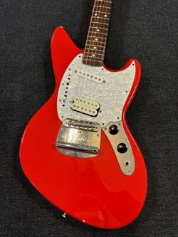 ELECTRIC GUITAR USED FENDER JAPAN JT95 JAG-STANG FIESTA RED KURT COBAIN MODEL