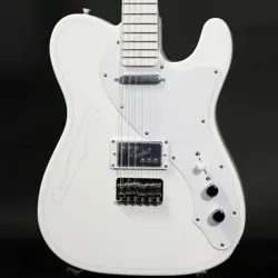 FENDER  MIJ SILENT SIREN TELECASTER MAPLE FINGERBOARD ARCTIC WHITE SN JD24022620