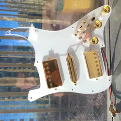 PREWIRED LOADED PICKGUARD HSH TRANSPARENCY PICK GUARD FOR FENDER STRAT GUITAR