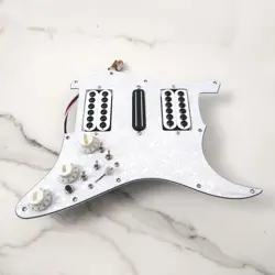 PREWIRED LOADED PICKGUARD WITH HSH HUMBUCKER PICKUPS FOR FENDER GUITAR PARTS