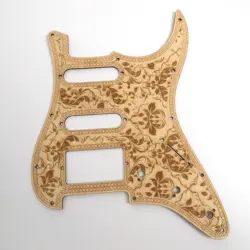 SSH 11 HOLES STRAT ELECTRIC GUITAR PICKGUARD CARVED BASSWOOD FOR FENDER GUITAR