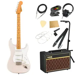 SQUIER BY FENDER CLASSIC VIBE '50S STRATOCASTER MAPLE WHITE BLONDE BEGINNER SET