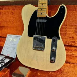FENDER CUSTOM SHOP 1955 TELECASTER CLOSET CLASSIC WHITE BLOND BUILD BY JOHN ENGL