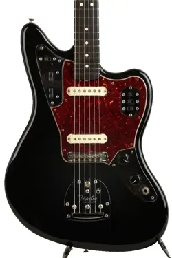 [FENDER] AMERICAN VINTAGE 62 JAGUAR BLACK 2007 ELECTRIC GUITAR WITH HARD CASE