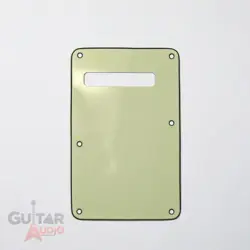 GENUINE FENDER STRATOCASTER/STRAT GUITAR 3-PLY SINGLE SLOT MINT GREEN BACK PL...