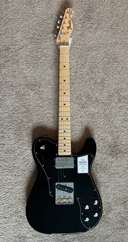 FENDER TRADITIONAL 70S TELECASTER CUSTOM BLACK MADE IN JAPAN MIJ 2020