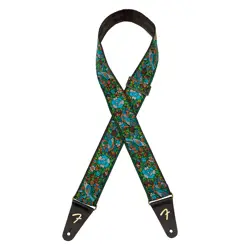 NEW FENDER MOSAIC JACQUARD STRAP - GREEN