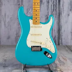 USED 2022 FENDER AMERICAN PROFESSIONAL II STRATOCASTER, MIAMI BLUE