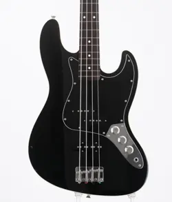 FENDER JAPAN AJB BLACK ELECTRIC BASS GUITAR USED GOOD CONDITION F/S FROM JAPAN