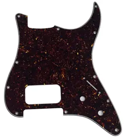 BROWN TORTOISE FOR FENDER STRATOCASTER START SINGLE HUMBUCKER GUITAR PICKGUARD