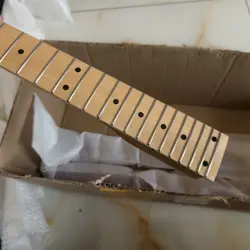 24 FRET TL STYLE ELECTRIC GUITAR NECK 25.5 INCH MAPLE INLAY FOR FENDER GLOSS