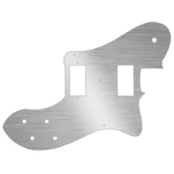 FENDER 2013-PRESENT CHRIS SHIFLETT TELECASTER DELUXE FAUX BRUSH SILVER