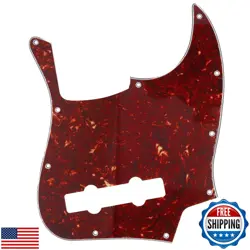MUSICLILY PRO 5-STRING 10-HOLE CONTEMPORARY J BASS PICKGUARD FOR FENDER MEXIC