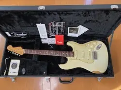 ELECTRIC GUITAR FENDER ROAD WORN '60S STRATOCASTER 2009 OLYMPIC WHITE MEXICO