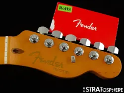 FENDER AMERICAN ULTRA II TELECASTER TELE NECK & LOCKING TUNERS USA 