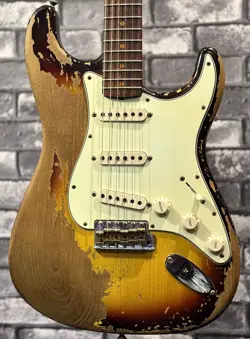FENDER CUSTOM SHOP LIMITED ROASTED 1961 STRATOCASTER SUPER HEAVY RELIC #GG33I