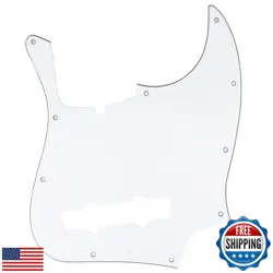 MUSICLILY PRO 5-STRING 10-HOLE CONTEMPORARY J BASS PICKGUARD FOR FENDER AMERI