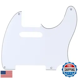 MUSICLILY 5 HOLE VINTAGE TELE GUITAR PICKGUARD FOR USA/MEXICAN MADE FENDER ST