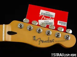 FENDER PLAYER II TELECASTER TELE NECK & TUNERS ROLLED EDGES, MODERN 