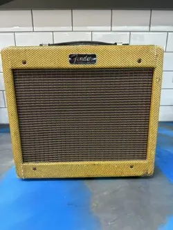 1962 FENDER CHAMP 5F1 TWEED VINTAGE TUBE AMP CLASS A 1X8