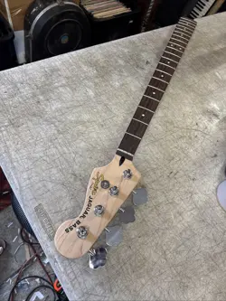 2012 FENDER SQUIER JAGUAR BASS NECK  W/TUNERS MAPLE 34