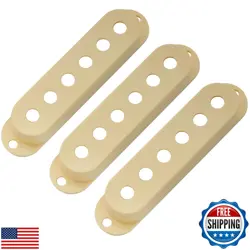 MUSICLILY PRO PLASTIC GUITAR SINGLE COIL PICKUP COVERS FOR FENDER USA/MEXICO 