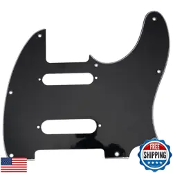 MUSICLILY PRO 8 HOLES SS GUITAR TELE PICKGUARD FOR USA/MEXICO FENDER DELUXE N