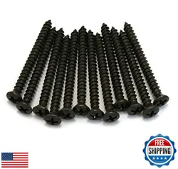 FENDER NECK MOUNTING SCREWS (BLACK)