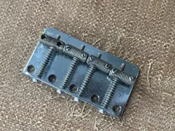 1966 FENDER PRECISION JAZZ BASS BRIDGE THREADED SADDLES