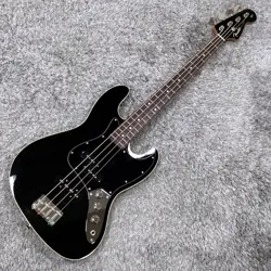 FENDER JAPAN AERODYNE AJB BLACK USED SAFE DELIVERY FROM JAPAN