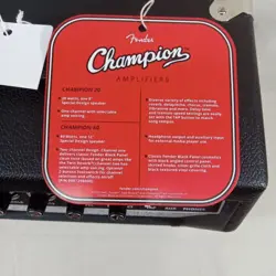 FENDER CHAMPION 20 GUITAR COMBO AMP BLACK