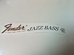FENDER JAZZ BASS WATERSLIDE GUITAR NECK HEADSTOCK DECAL