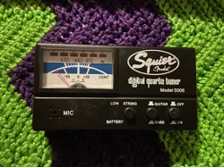 FENDER SQUIER DIGITAL QUARTZ TUNER MODEL 5006