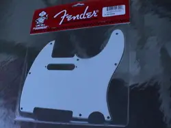 FENDER AMERICAN STANDARD WHITE TELECASTER 8 HOLE PICKGUARD 3-PLY 099-1355-000