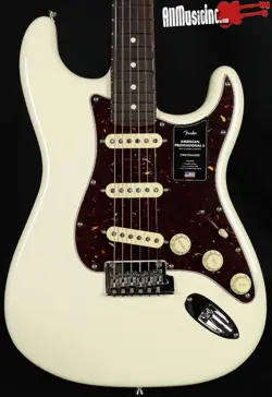 FENDER AMERICAN PROFESSIONAL II OLYMPIC WHITE STRATOCASTER ELECTRIC GUITAR