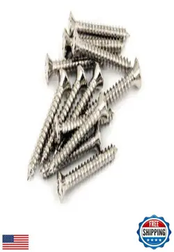 FENDER VINTAGE-STYLE BASS/TELECASTER BRIDGE/STRAP BUTTON MOUNTING SCREWS FOR 