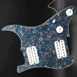 PREWIRED LOADED PICKGUARD WITH HH HUMBUCKER PICKUPS FOR FENDER STRAT GUITAR