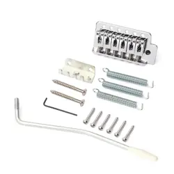 CHROME TREMOLO BRIDGE SYSTEM KIT FOR FENDER STRATOCASTER STRAT ELECTRIC GUITAR G