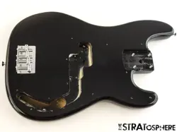 FENDER SQUIER SONIC PRECISION P BASS BODY + HARDWARE GUITAR BLACK