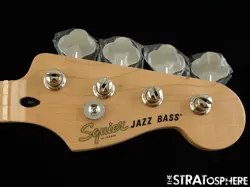 FENDER SQUIER AFFINITY ACTIVE JAZZ BASS BLOCK NECK + TUNERS 