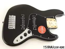 FENDER SQUIER AFFINITY JAZZ BASS VI SIX STRING LOADED BODY BLACK METALLIC