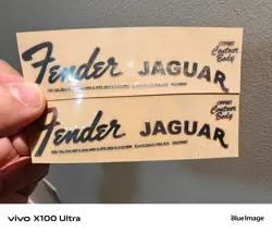 HEADSTOCK NECK SELF-ADHESIVE