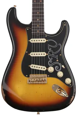 FENDER CUSTOM SHOP STEVIE RAY VAUGHAN SIGNATURE STRATOCASTER RELIC - 3-TONE