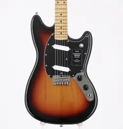 FENDER PLAYER II MUSTANG MAPLE FINGERBOARD 3-COLOR SUNBURST ELECTRIC GUITAR USED