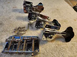 FENDER P BASS BRIDGE AND TUNERS