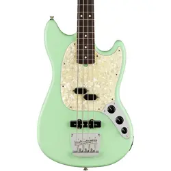 FENDER AMERICAN PERFORMER MUSTANG BASS ROSEWOOD FINGERBOARD SATIN SEAFOAM GREEN