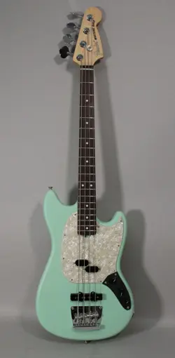 2020 FENDER AMERICAN PERFORMER MUSTANG BASS SURF GREEN SATIN FINISH