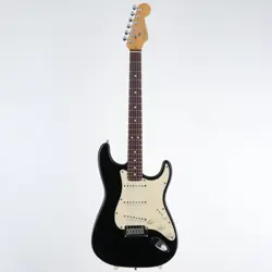 FENDER AMERICAN STANDARD STRATOCASTER BLACK MAPLE NECK ROSEWOOD FB USED